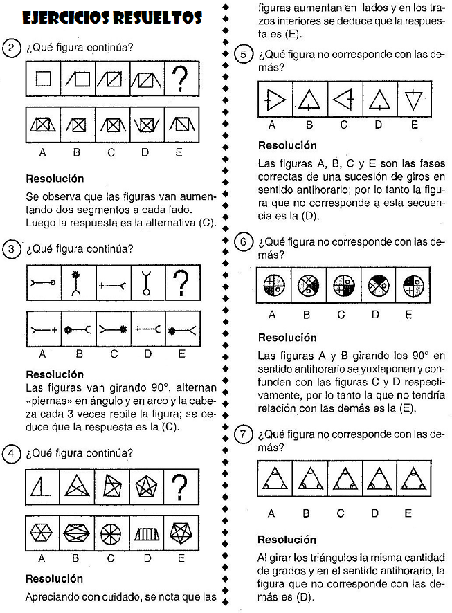test de razonamiento abstracto ejercicios para resolver